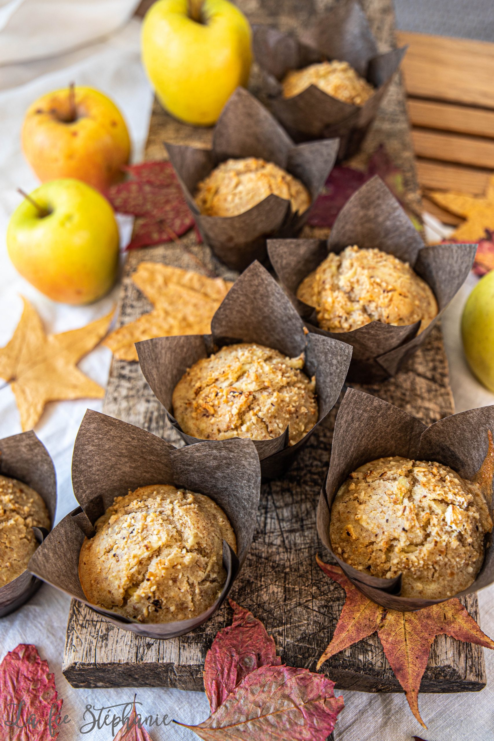 Muffins à la pomme et aux amandes - La fée Stéphanie