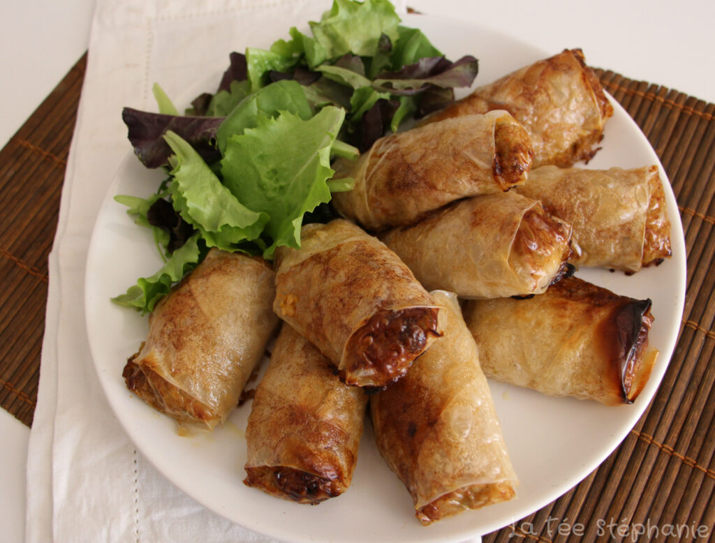 Recette Nems végétariens au tofu mariné